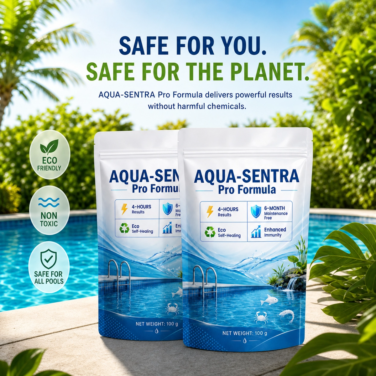 Aqua-Sentra Pro Formula- End AlgaeNightmares, Restore YourPond's Beauty Fast!